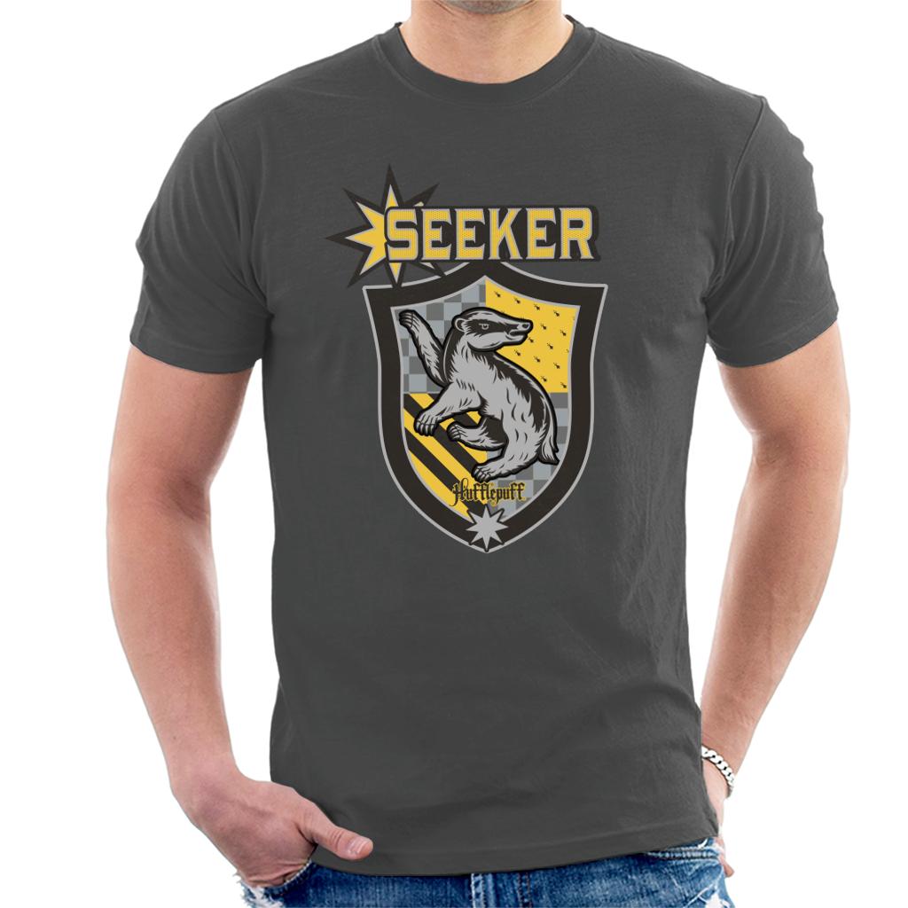 Harry Potter Quidditch Team Hufflepuff Seeker Men's T-Shirt-ALL + EVERY