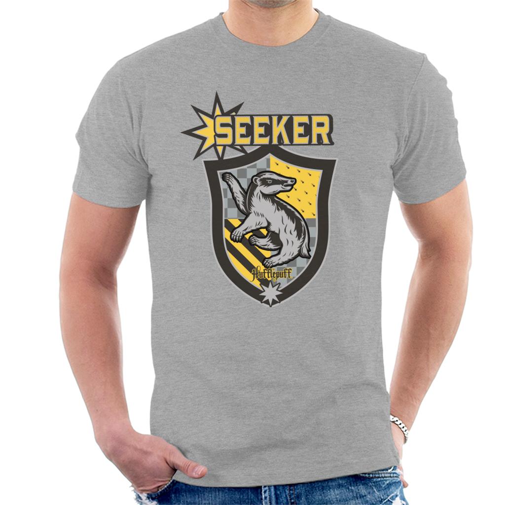 Harry Potter Quidditch Team Hufflepuff Seeker Men's T-Shirt-ALL + EVERY