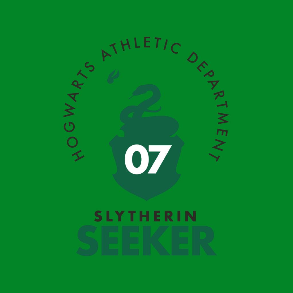 Harry Potter Quidditch Athletic Dept Slytherin Seeker Kid's T-Shirt-ALL + EVERY