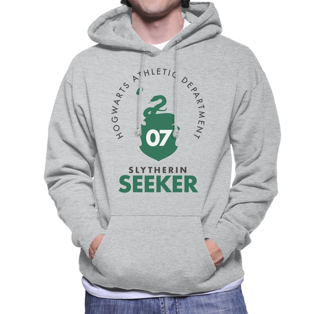 Harry Potter Quidditch Athletic Dept Slytherin Seeker Men's Hooded Sweatshirt-ALL + EVERY