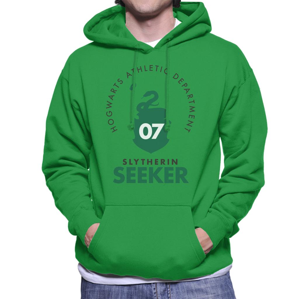 Harry Potter Quidditch Athletic Dept Slytherin Seeker Men's Hooded Sweatshirt-ALL + EVERY