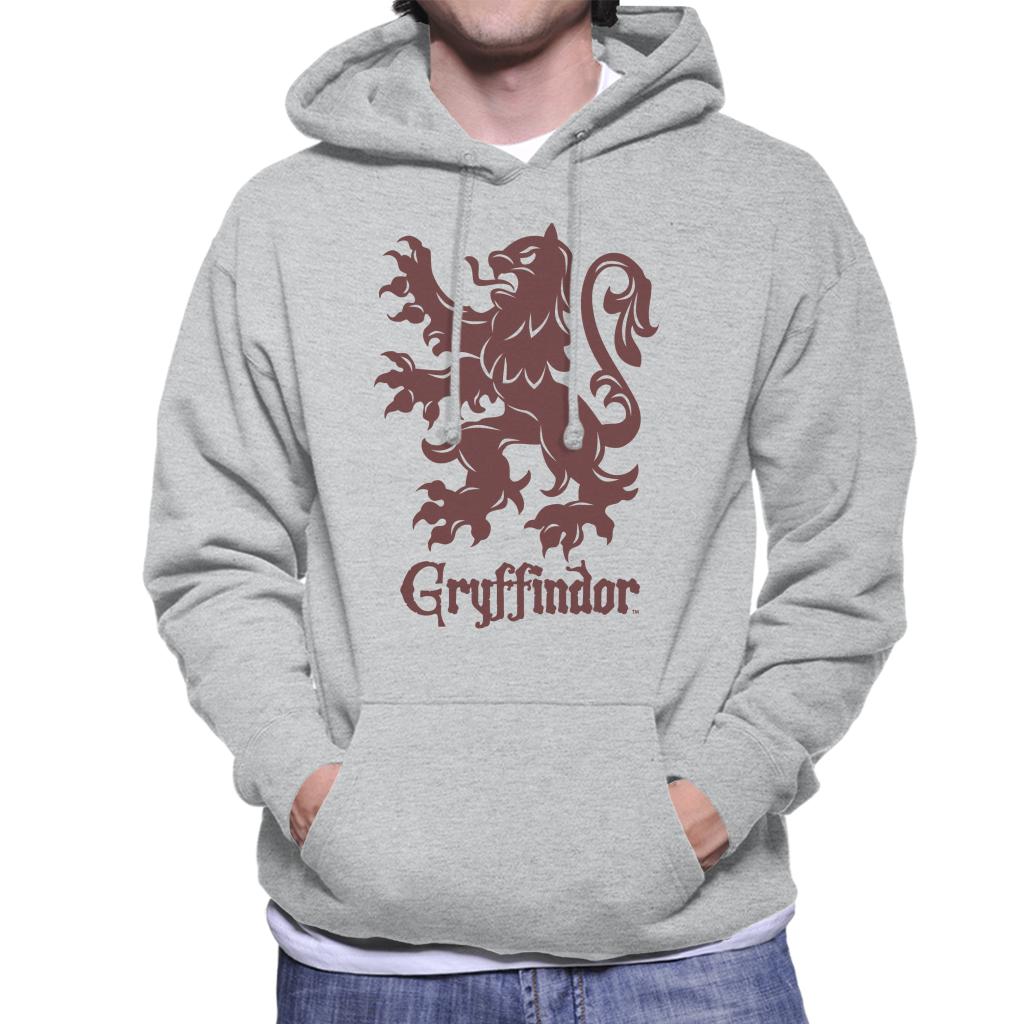 Harry Potter Quidditch Gryffindor Team Badge Men's Hooded Sweatshirt-ALL + EVERY