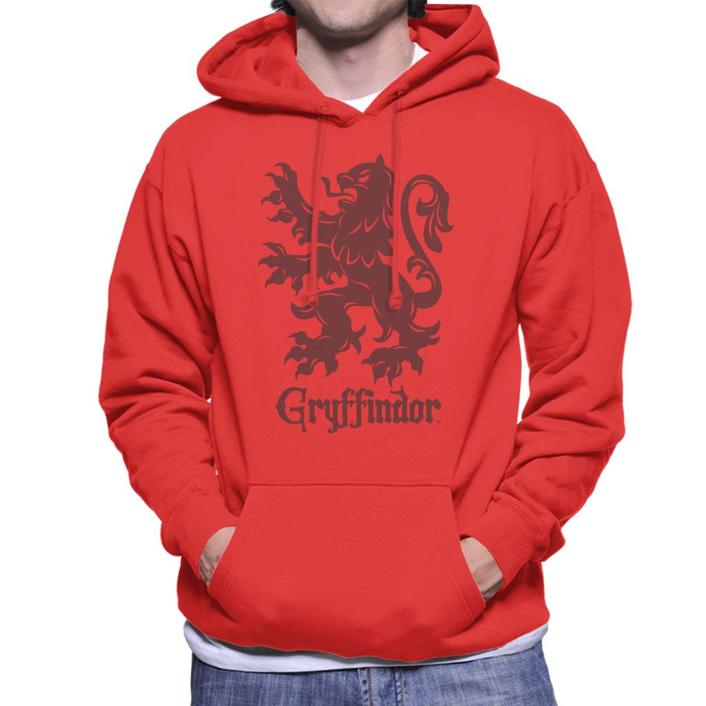 Harry Potter Quidditch Gryffindor Team Badge Men's Hooded Sweatshirt-ALL + EVERY