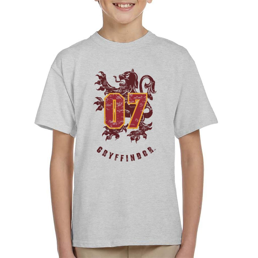 Harry Potter Quidditch Gryffindor 07 Team Badge Kid's T-Shirt-ALL + EVERY