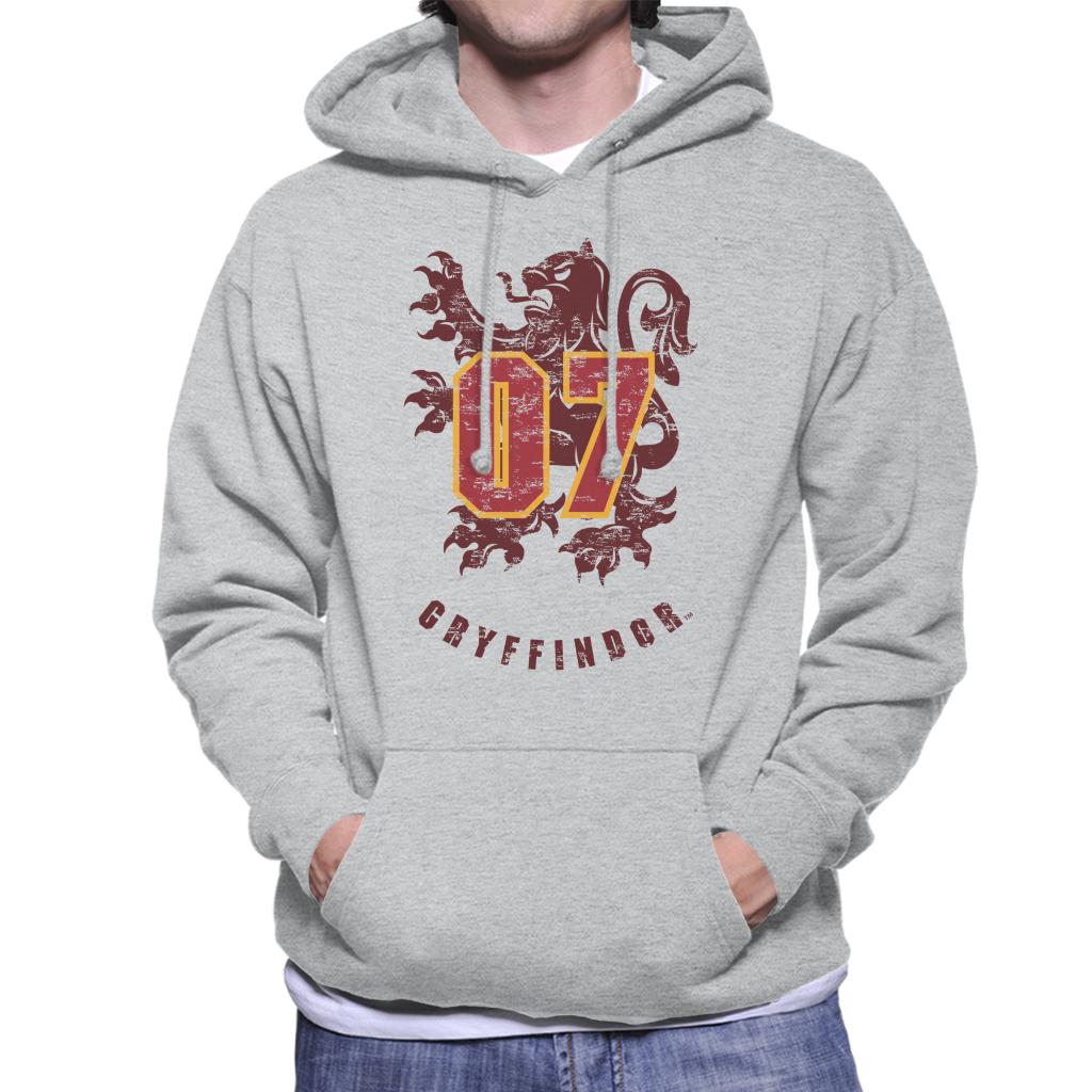 Harry Potter Quidditch Gryffindor 07 Team Badge Men's Hooded Sweatshirt-ALL + EVERY