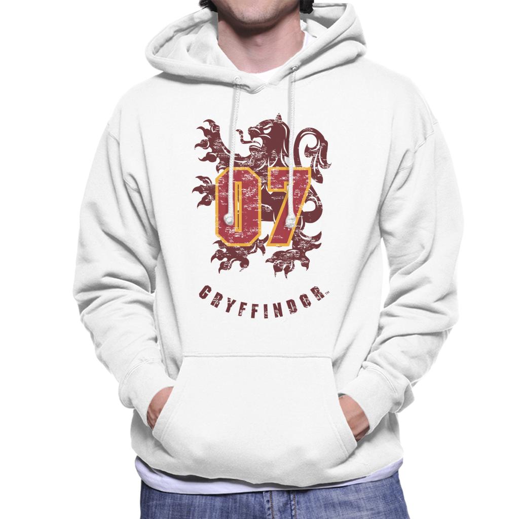 Harry Potter Quidditch Gryffindor 07 Team Badge Men's Hooded Sweatshirt-ALL + EVERY