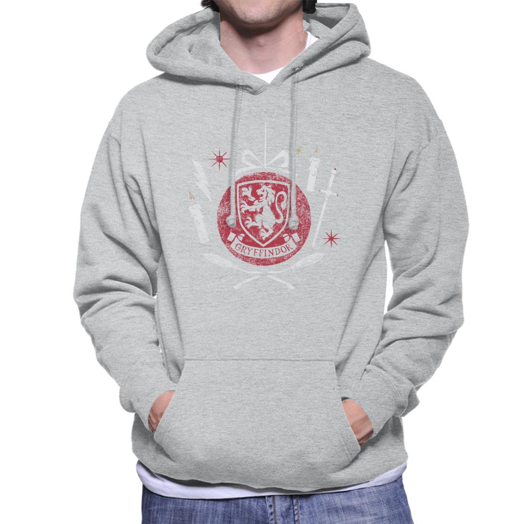 Harry Potter Christmas Gryffindor Bauble Men's Hooded Sweatshirt-ALL + EVERY