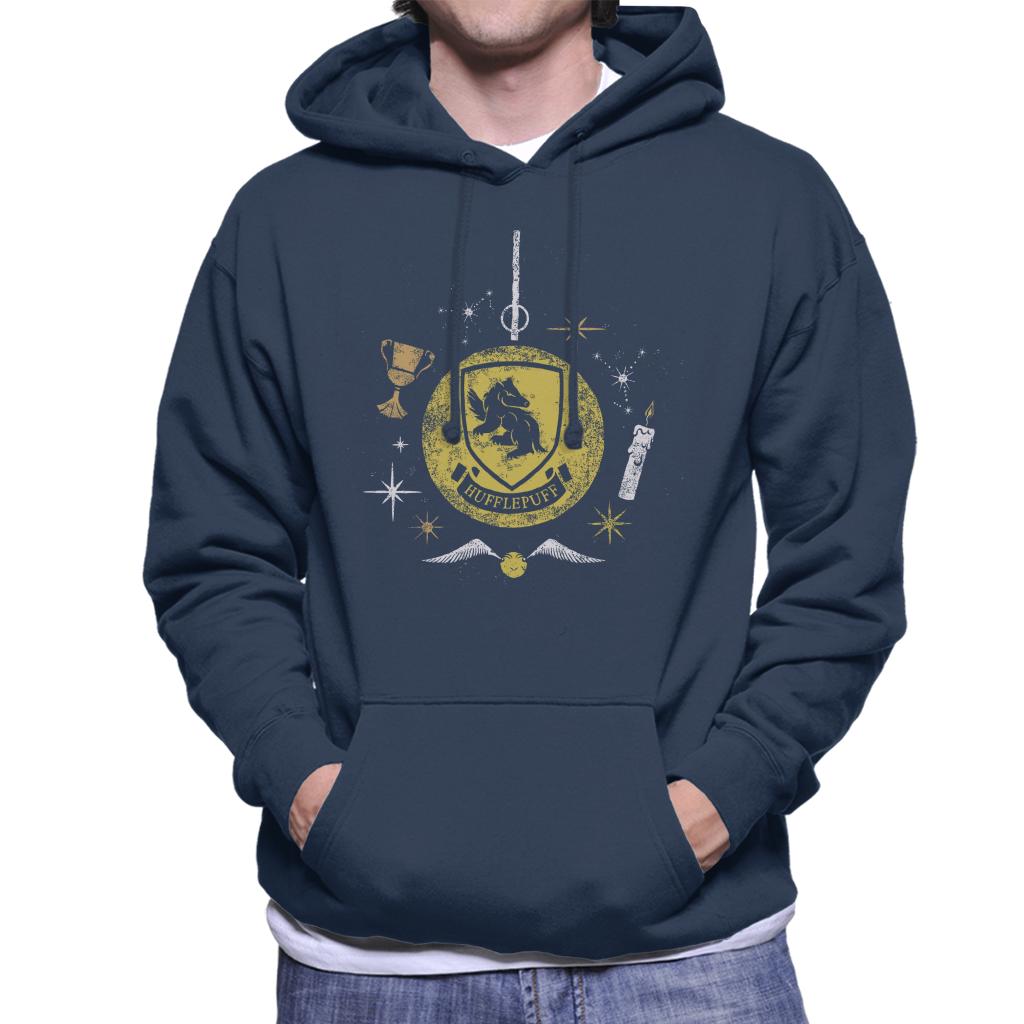 Harry Potter Christmas Hufflepuff Bauble Men's Hooded Sweatshirt-ALL + EVERY