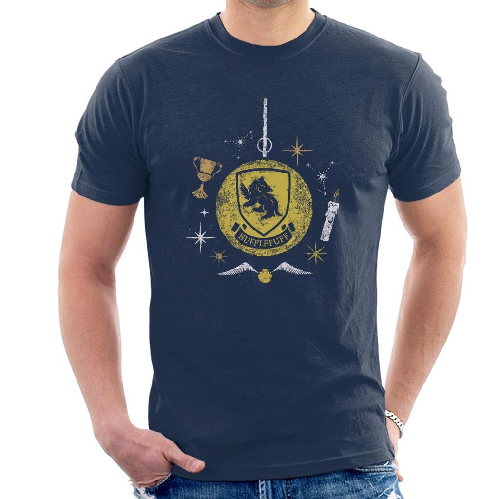 Harry Potter Christmas Hufflepuff Bauble Men's T-Shirt-ALL + EVERY