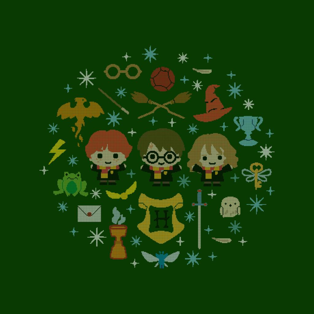 Harry Potter Christmas Characters Montage Kid's T-Shirt-ALL + EVERY