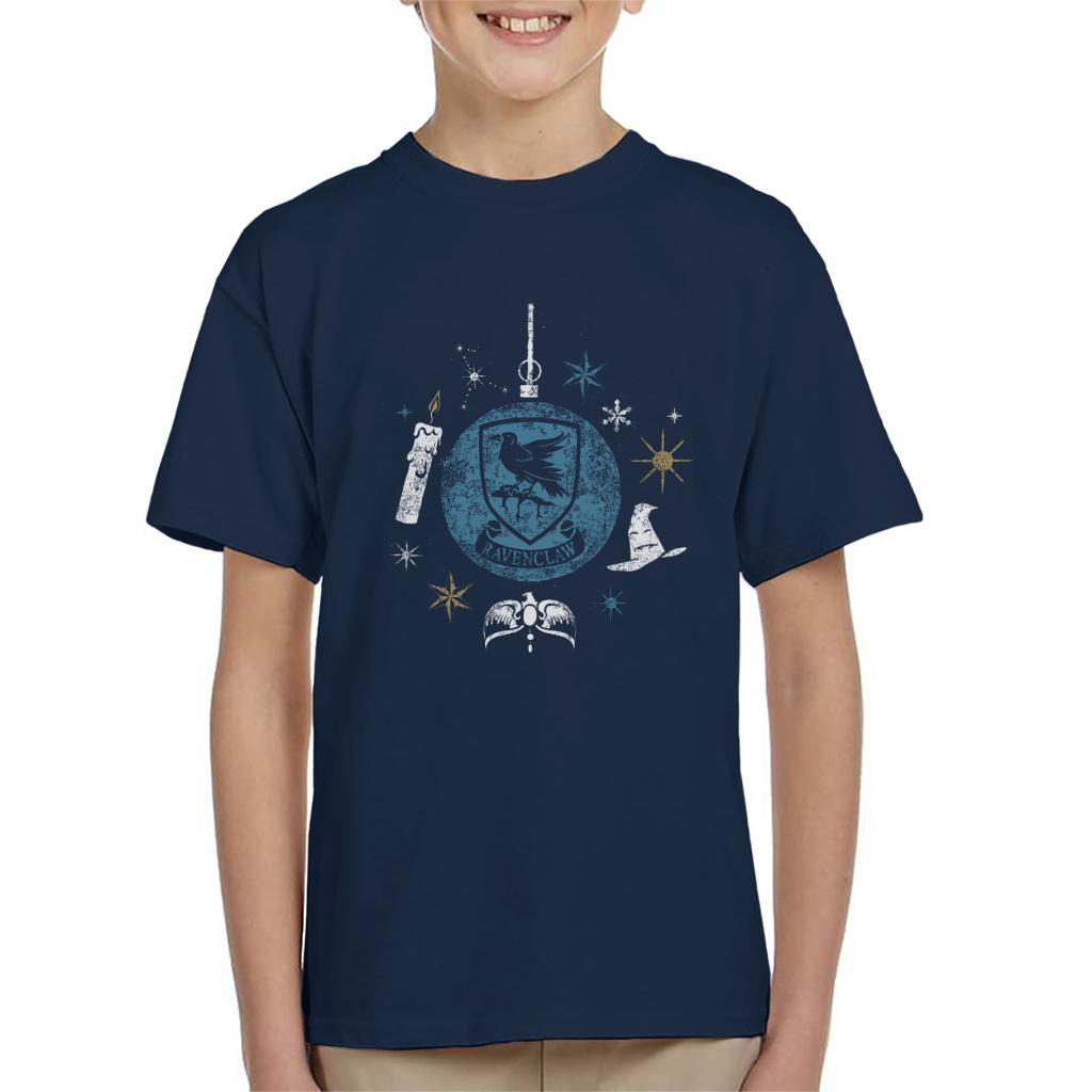 Harry Potter Christmas Ravenclaw Kid's T-Shirt-ALL + EVERY