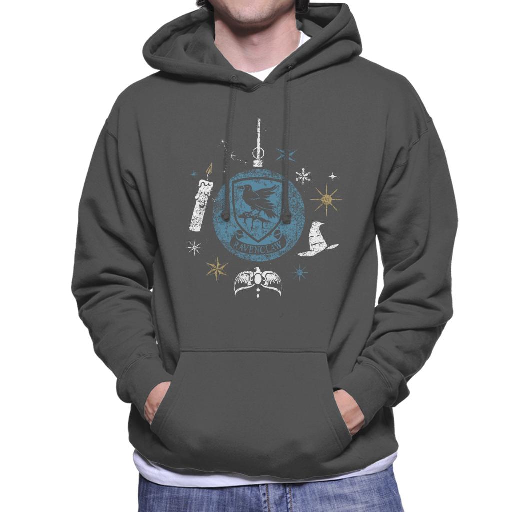 Harry Potter Christmas Ravenclaw Men's Hooded Sweatshirt-ALL + EVERY