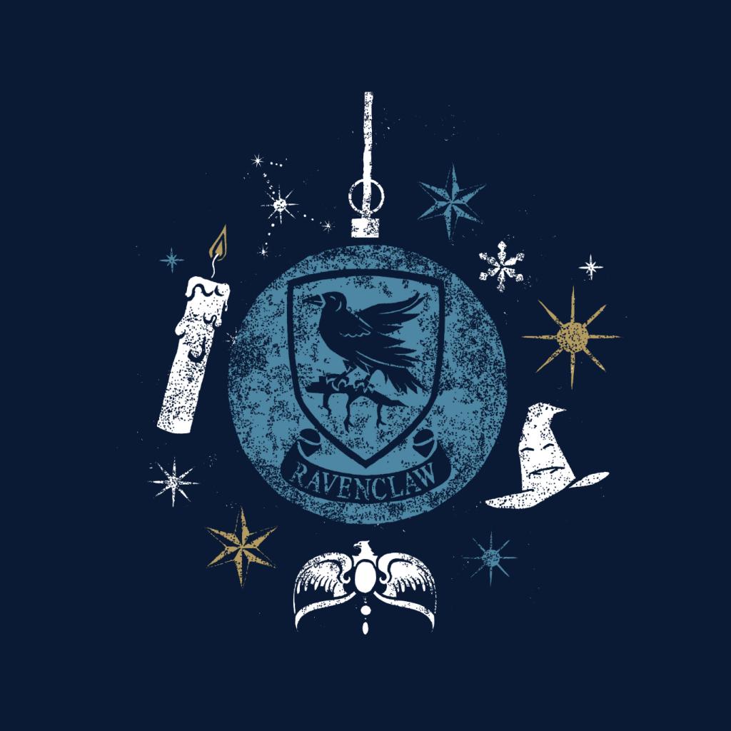 Harry Potter Christmas Ravenclaw Men's Hooded Sweatshirt-ALL + EVERY