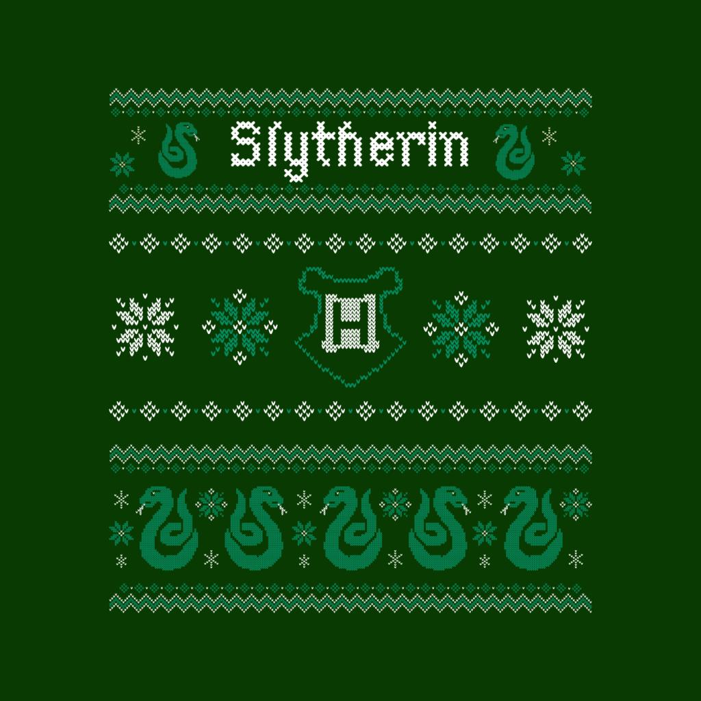 Harry Potter Christmas Slytherin Men's T-Shirt-ALL + EVERY