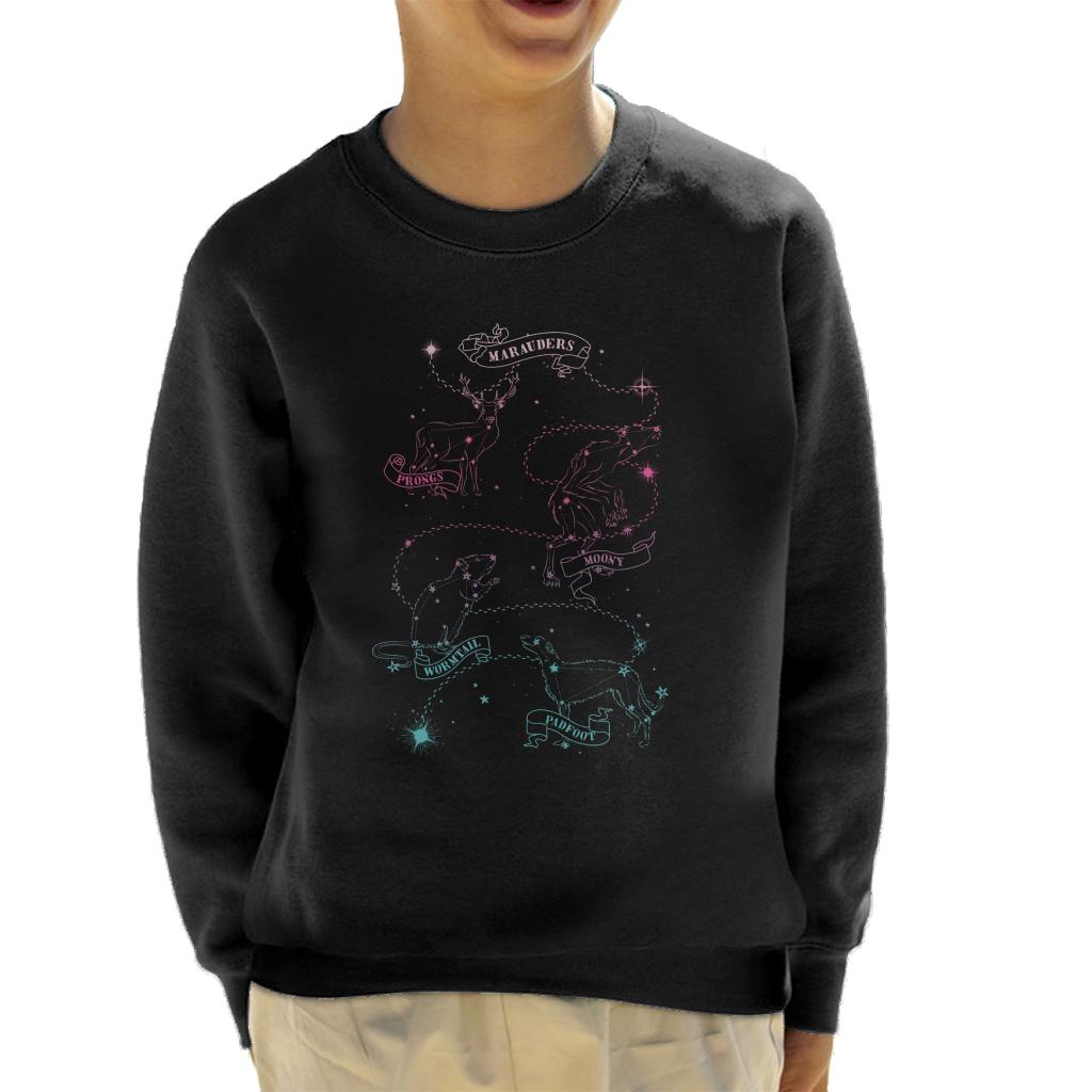 Harry Potter Marauders Animagi Constellations Kid's Sweatshirt-ALL + EVERY