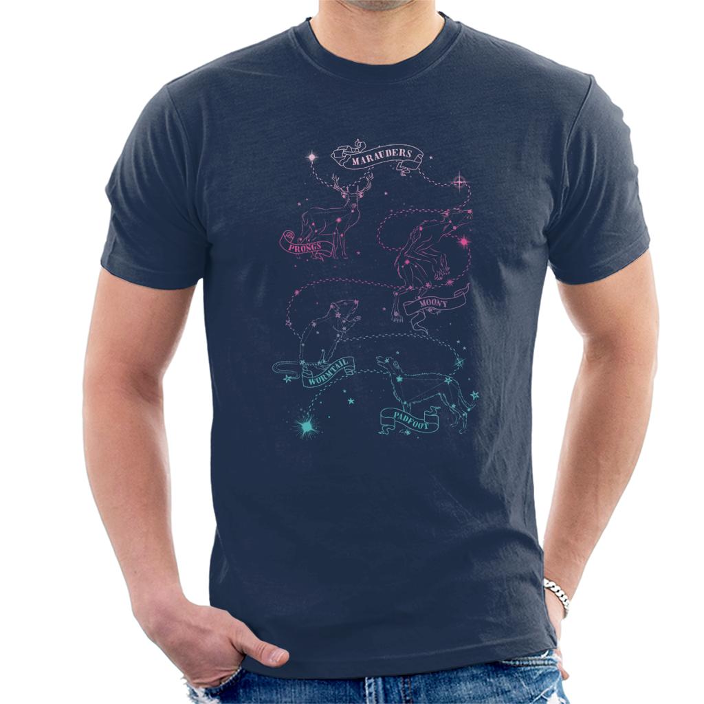 Harry Potter Marauders Animagi Constellations Men's T-Shirt-ALL + EVERY