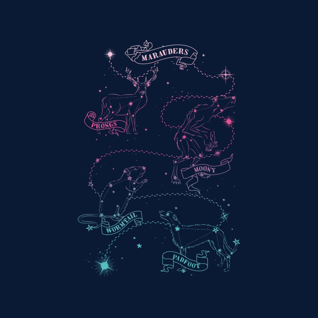 Harry Potter Marauders Animagi Constellations Men's T-Shirt-ALL + EVERY