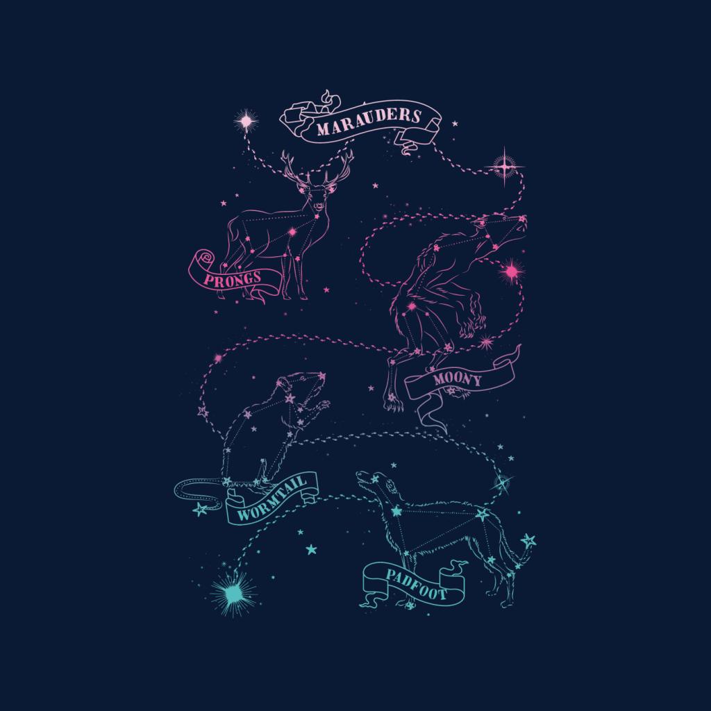 Harry Potter Marauders Animagi Constellations Women's Hooded Sweatshirt-ALL + EVERY