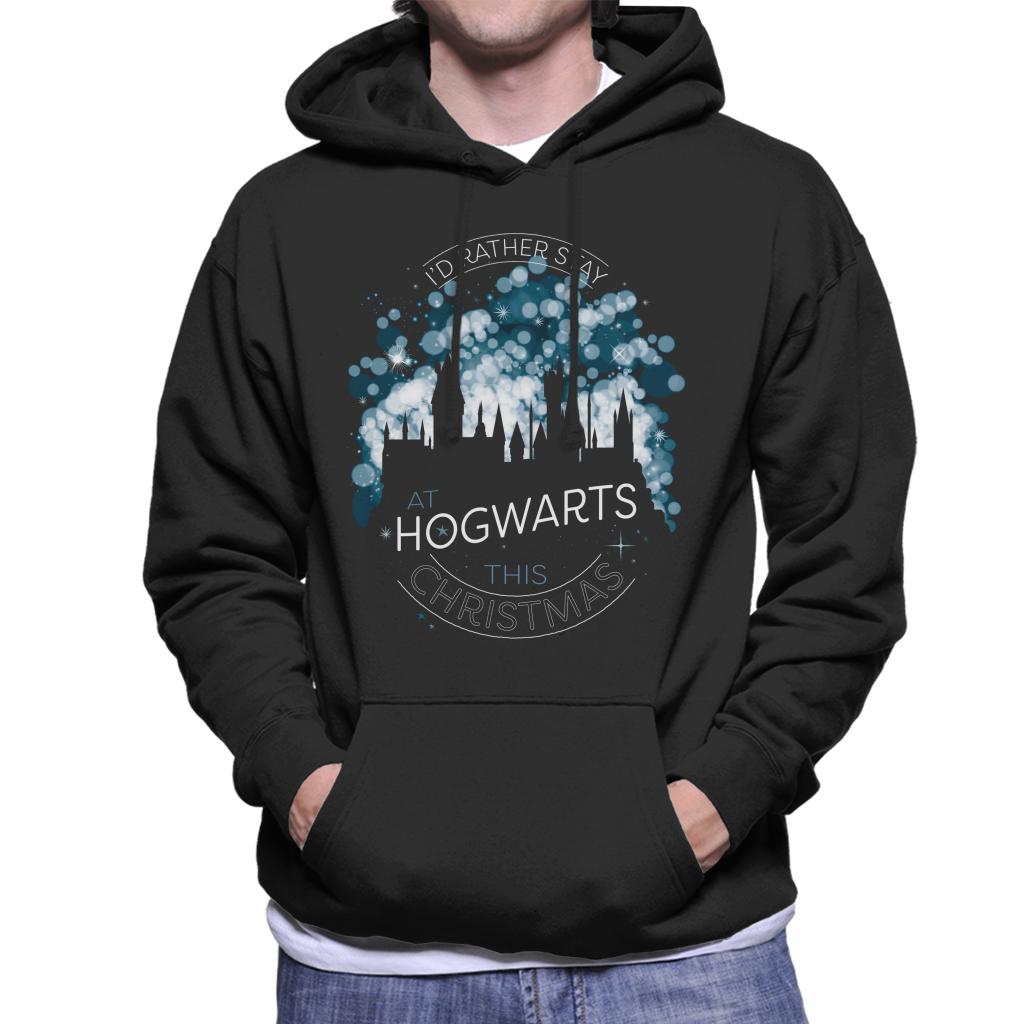 Harry Potter Christmas Staying At Hogwarts This Xmas Men's Hooded Sweatshirt-ALL + EVERY