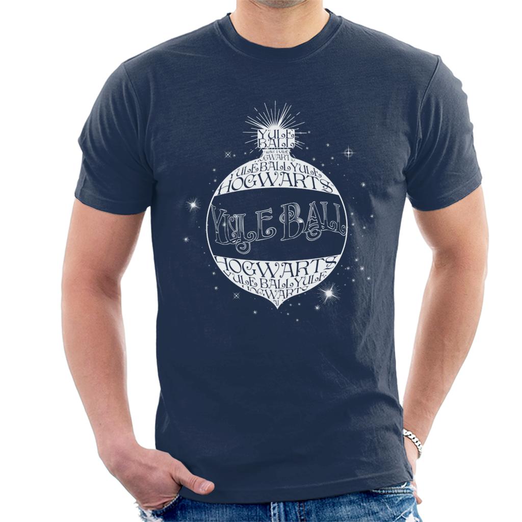 Harry Potter Christmas Hogwarts Yule Ball Bauble Men's T-Shirt-ALL + EVERY