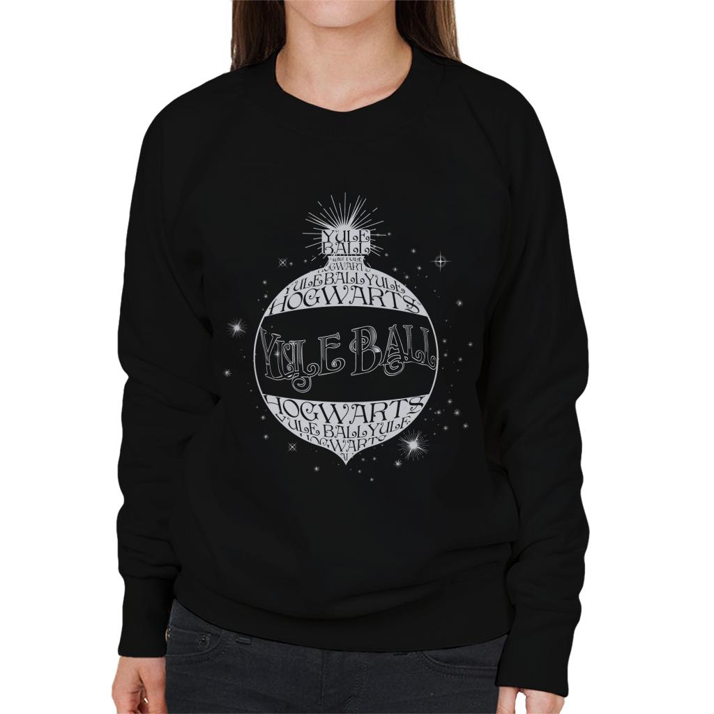 Harry Potter Christmas Hogwarts Yule Ball Bauble Women's Sweatshirt-ALL + EVERY