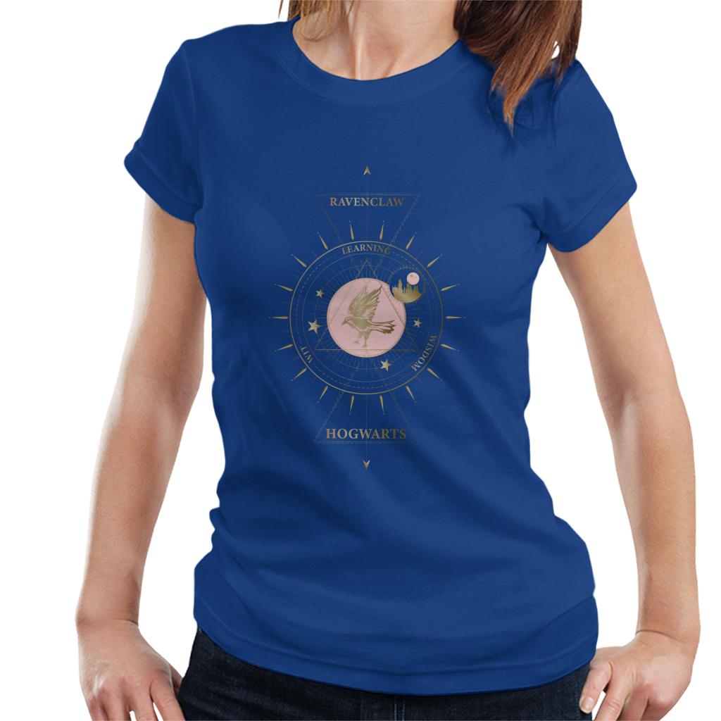 Harry Potter Ravenclaw Gold Emblem Women's T-Shirt-ALL + EVERY
