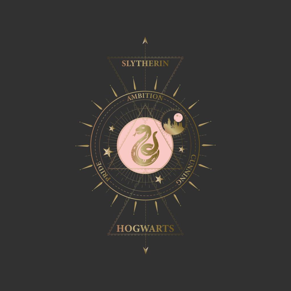 Harry Potter Slytherin Snake Gold Emblem Kid's T-Shirt-ALL + EVERY