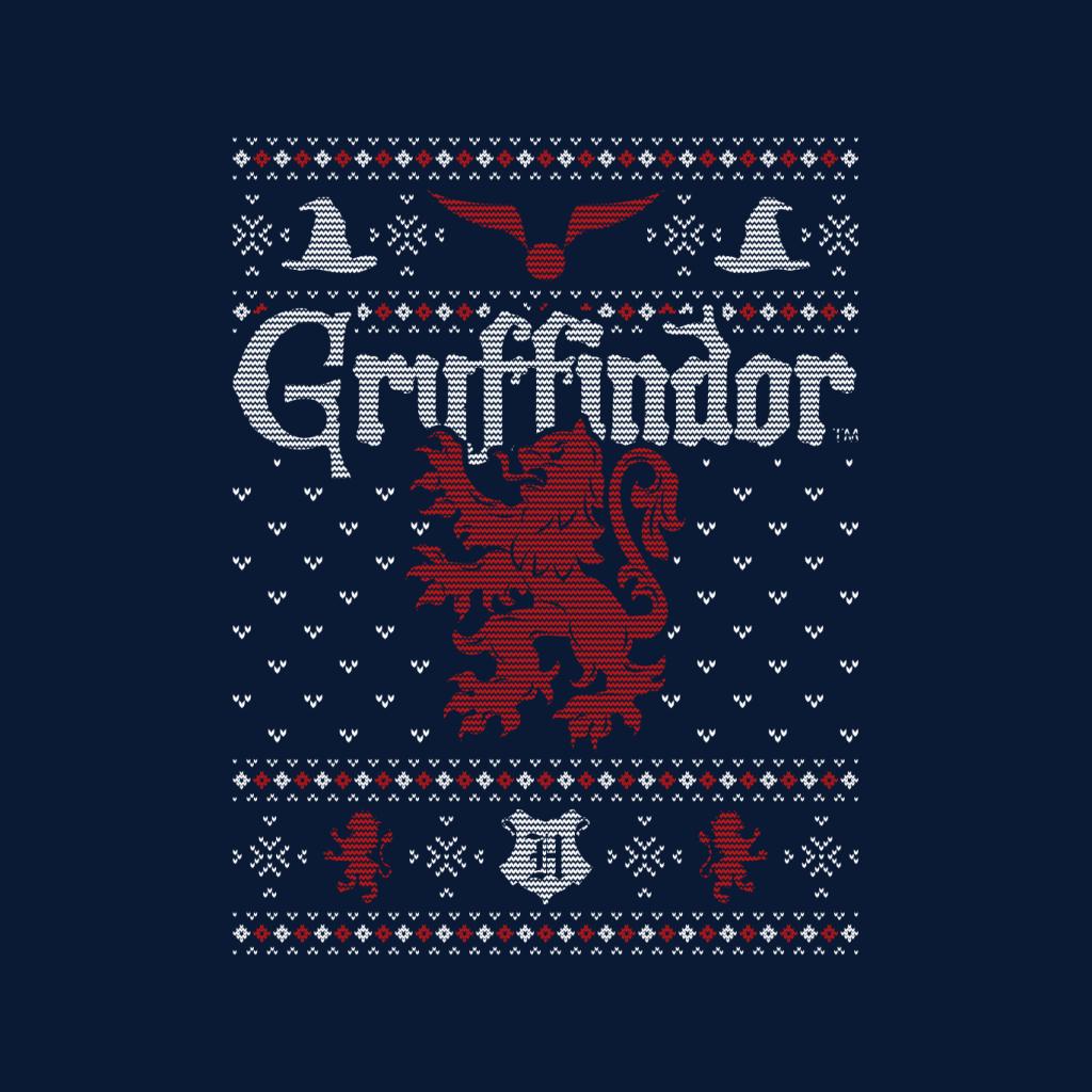 Harry Potter Christmas Gryffindor Men's T-Shirt-ALL + EVERY