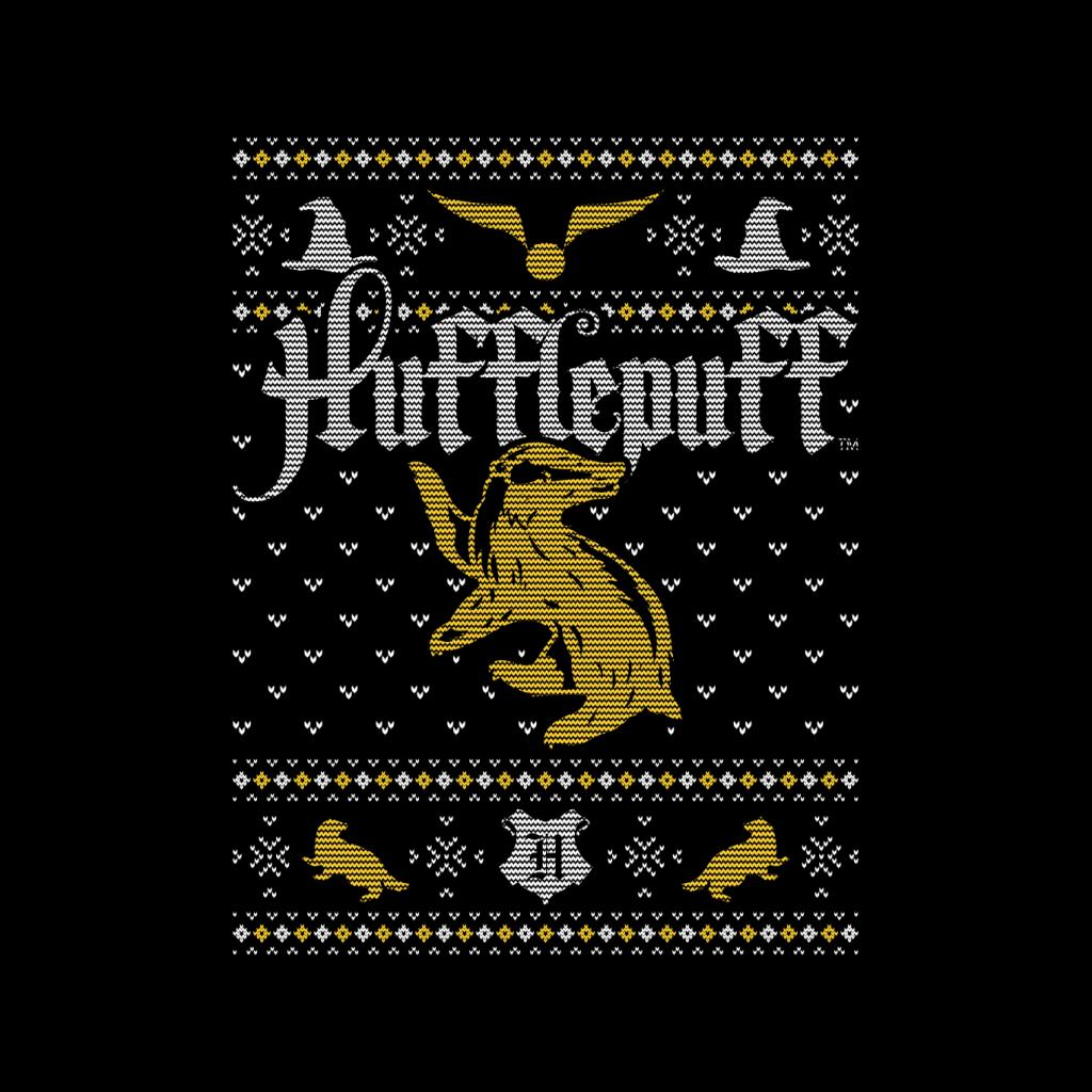 Harry Potter Christmas Hufflepuff Kid's T-Shirt-ALL + EVERY