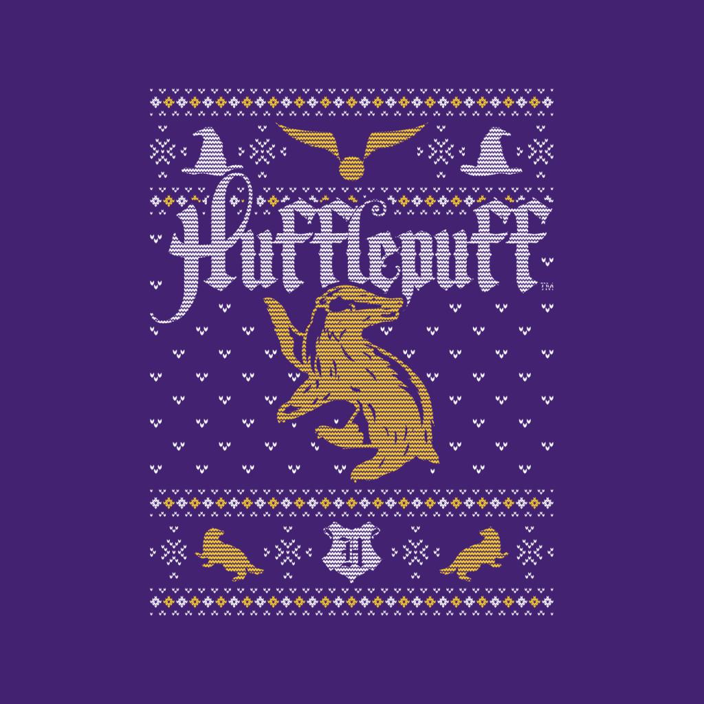 Harry Potter Christmas Hufflepuff Kid's T-Shirt-ALL + EVERY