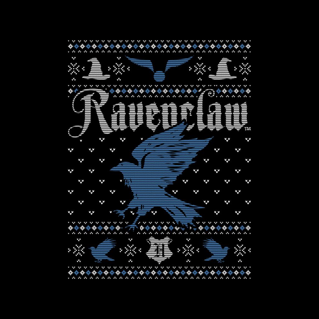 Harry Potter Christmas Ravenclaw Patten Men's T-Shirt-ALL + EVERY