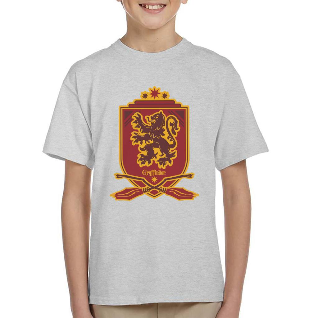 Harry Potter Gryffindor Quidditch Crest Kid's T-Shirt-ALL + EVERY