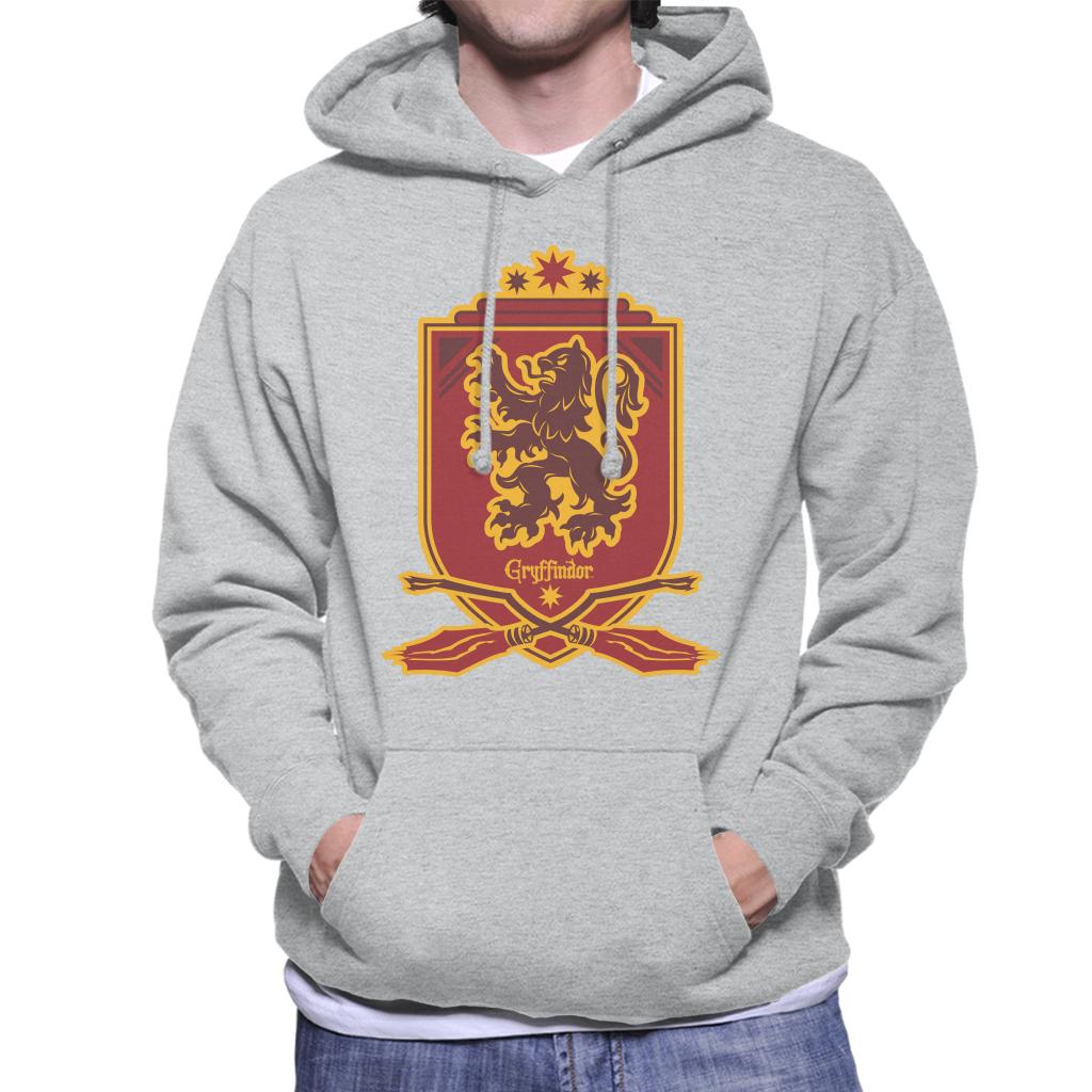 Harry Potter Gryffindor Quidditch Crest Men's Hooded Sweatshirt-ALL + EVERY