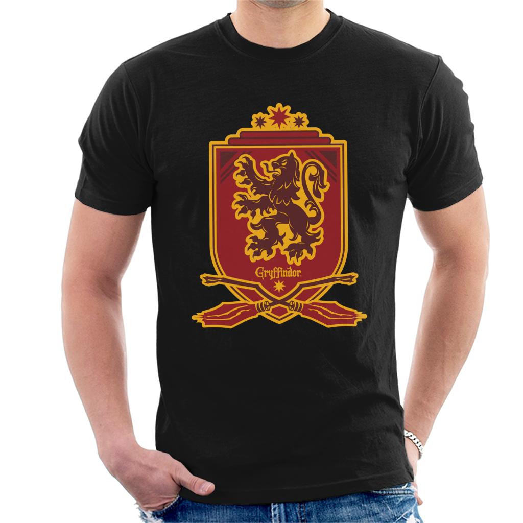 Harry Potter Gryffindor Quidditch Crest Men's T-Shirt-ALL + EVERY