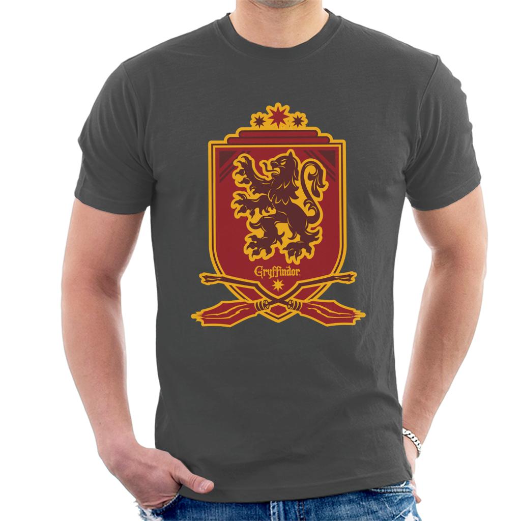 Harry Potter Gryffindor Quidditch Crest Men's T-Shirt-ALL + EVERY