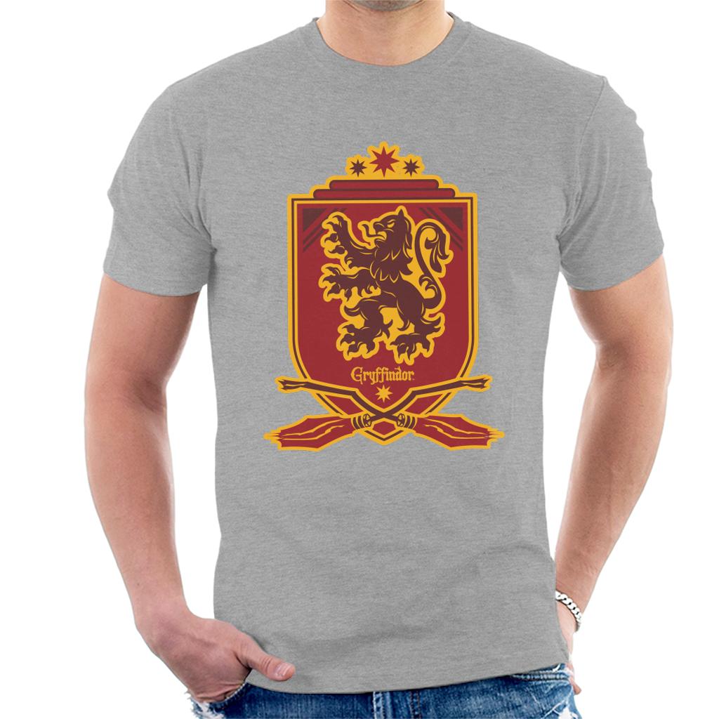 Harry Potter Gryffindor Quidditch Crest Men's T-Shirt-ALL + EVERY