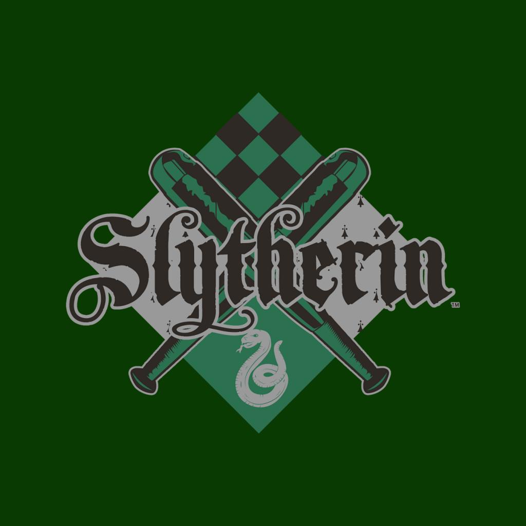 Harry Potter Slytherin Quidditch Crest Men's T-Shirt-ALL + EVERY