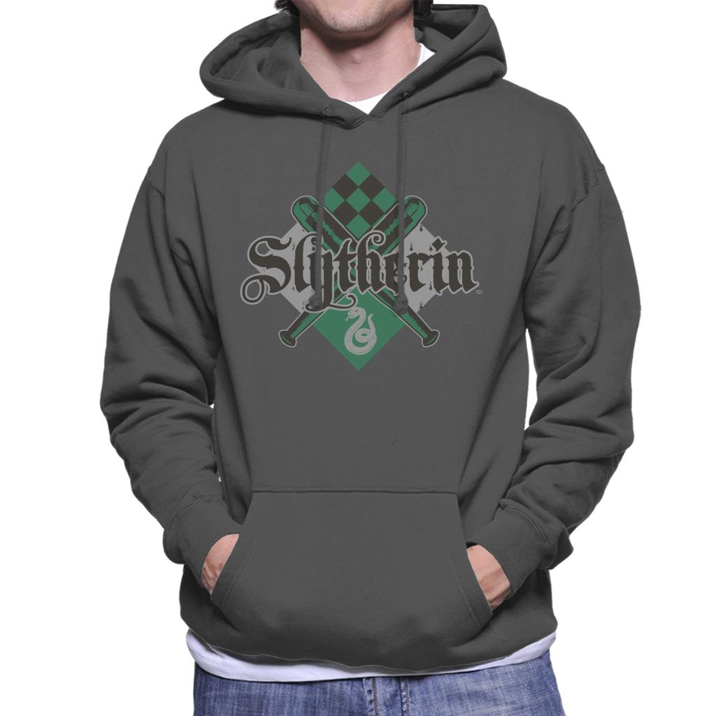 Harry Potter Slytherin Quidditch Crest Men's Hooded Sweatshirt-ALL + EVERY