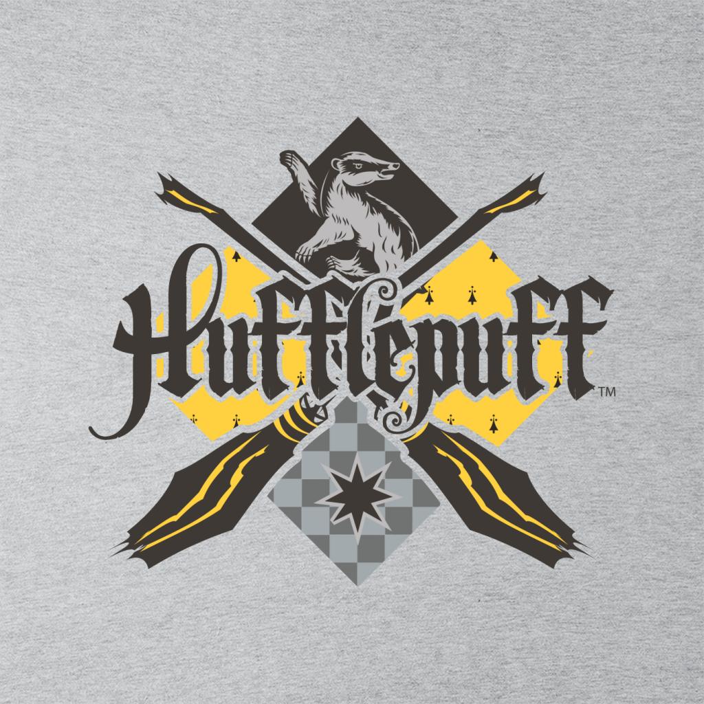 Harry Potter Hufflepuff Quidditch Crest Men's T-Shirt-ALL + EVERY