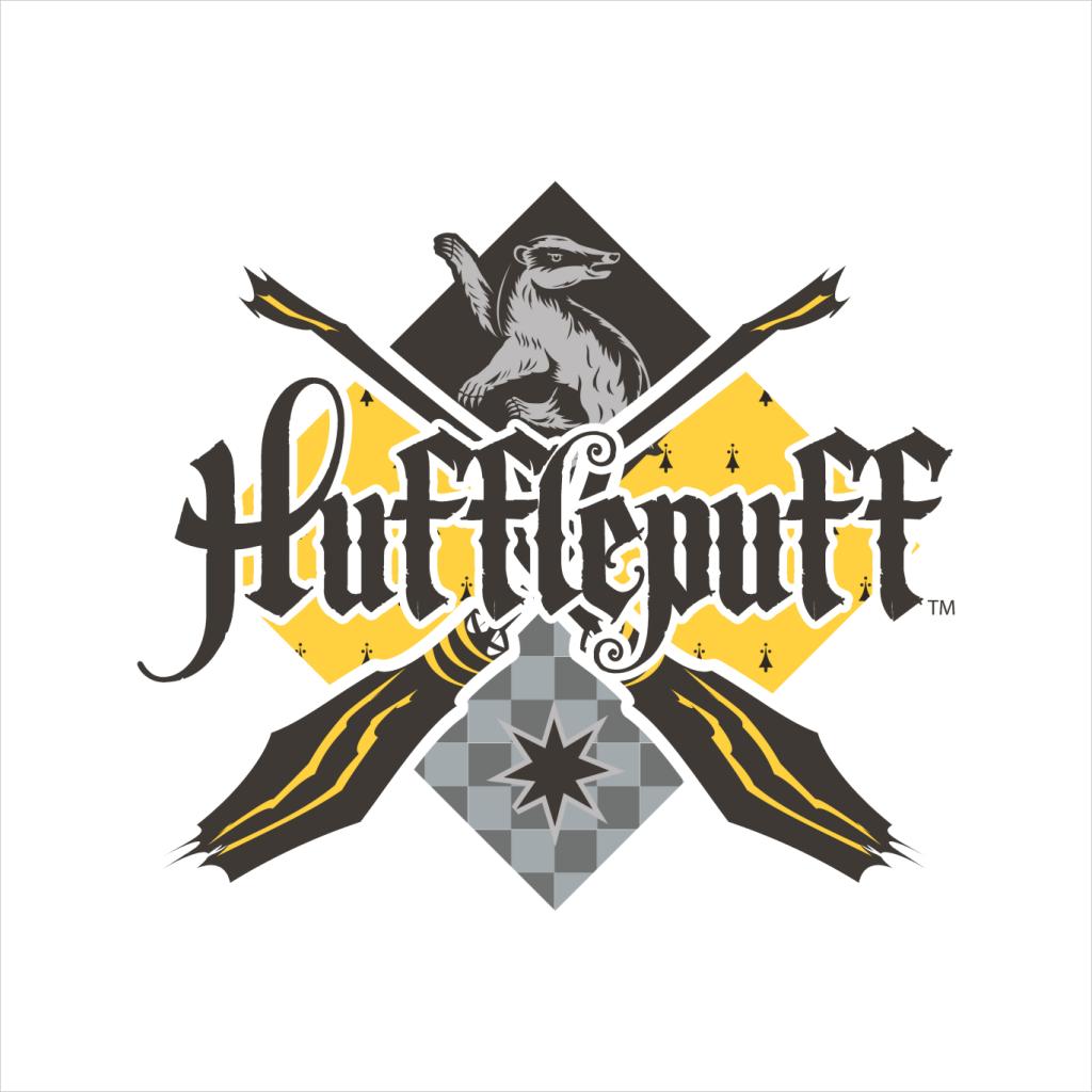 Harry Potter Hufflepuff Quidditch Crest Men's T-Shirt-ALL + EVERY