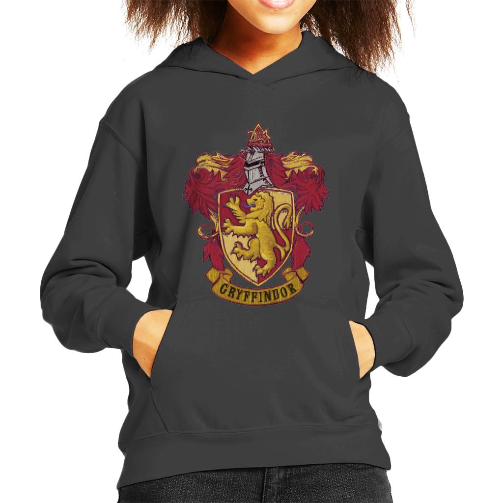 Harry Potter Gryffindor House Crest Kid's Hooded Sweatshirt-ALL + EVERY