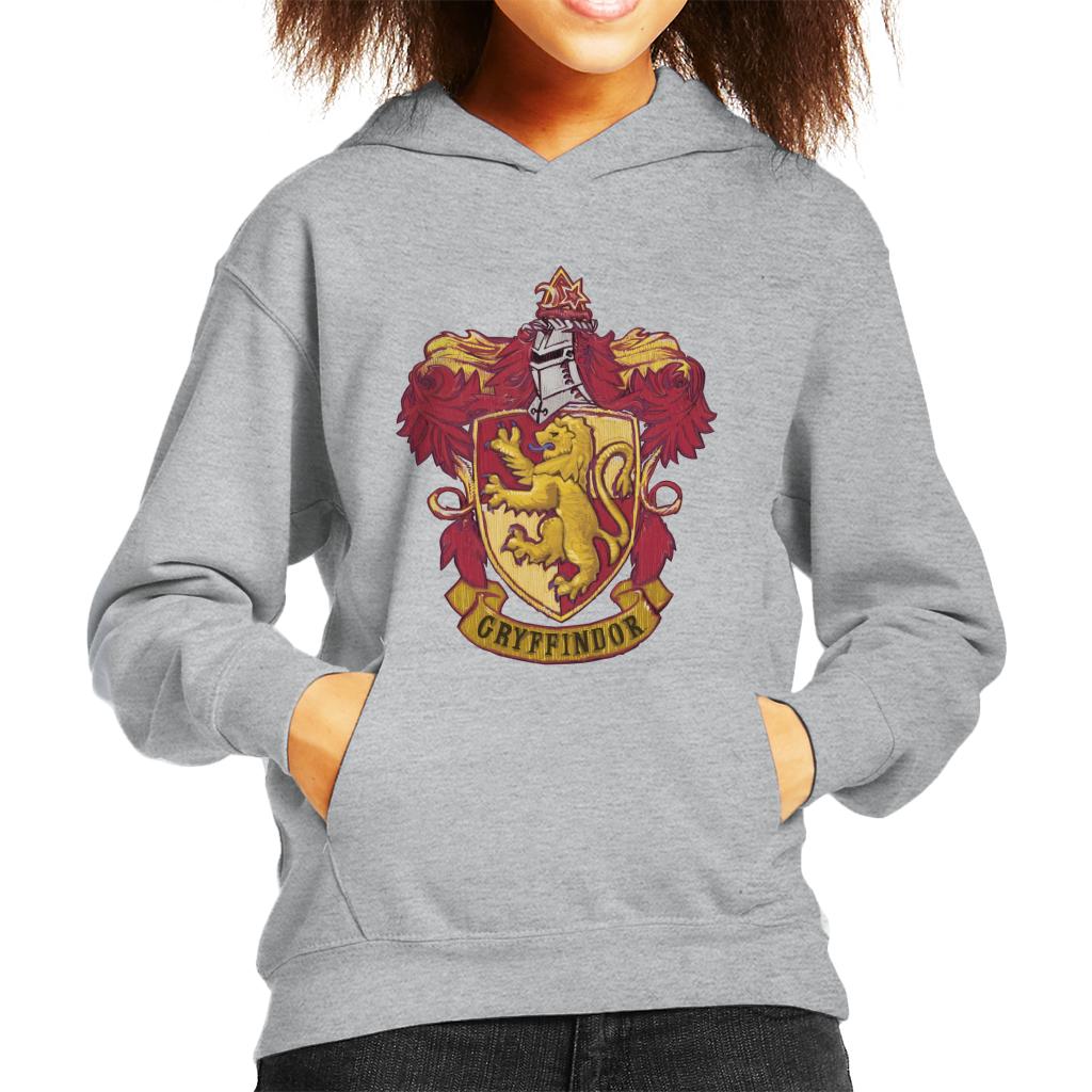 Harry Potter Gryffindor House Crest Kid's Hooded Sweatshirt-ALL + EVERY