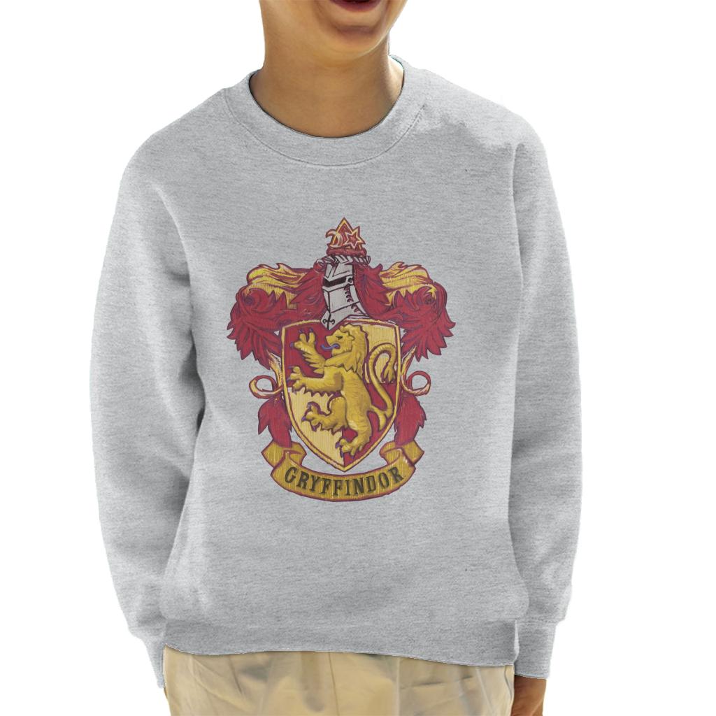 Harry Potter Gryffindor House Crest Kid's Sweatshirt-ALL + EVERY