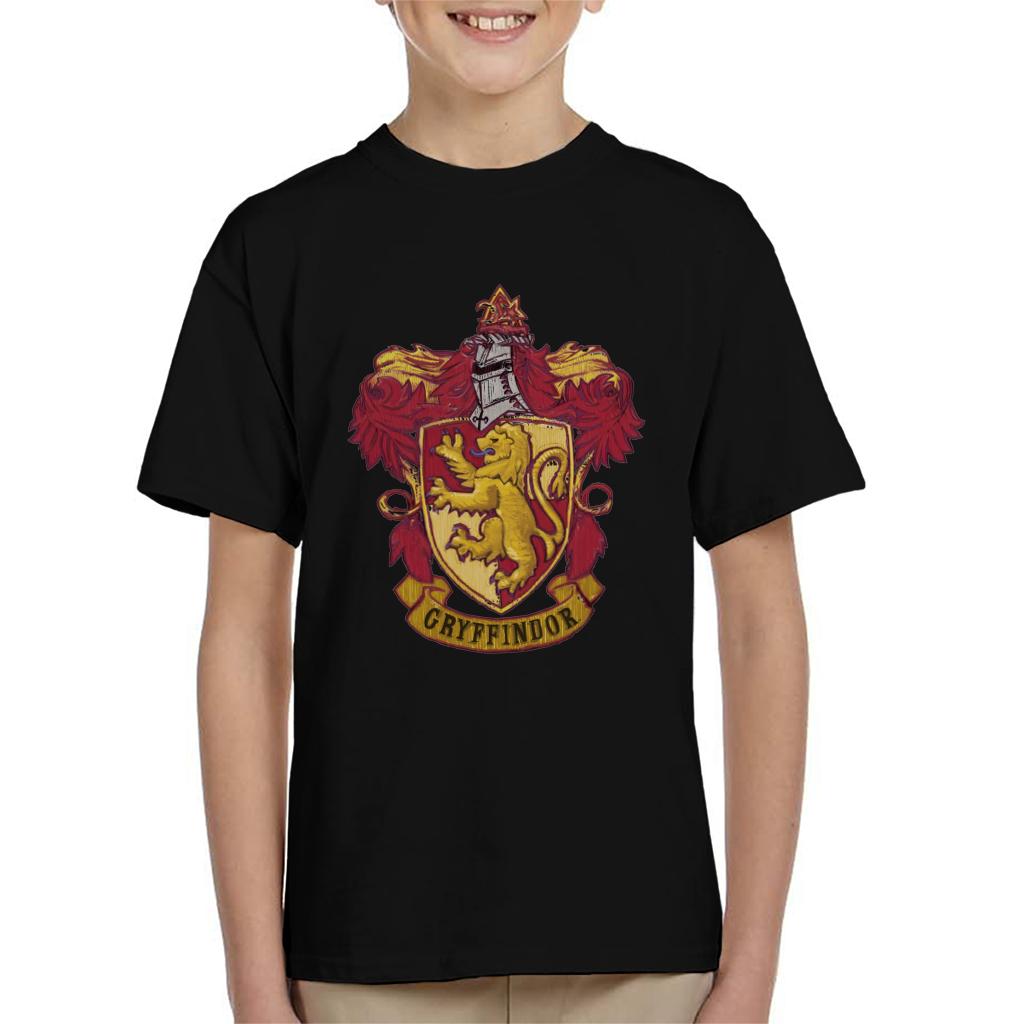 Harry Potter Gryffindor House Crest Kid's T-Shirt-ALL + EVERY