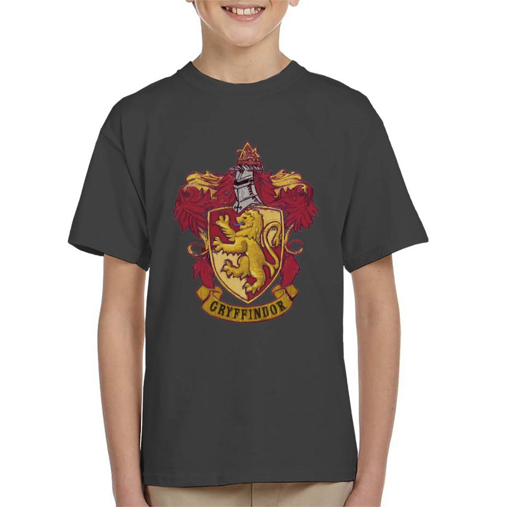 Harry Potter Gryffindor House Crest Kid's T-Shirt-ALL + EVERY