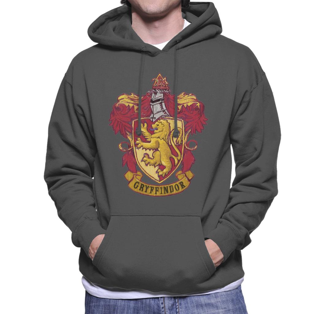 Harry Potter Gryffindor House Crest Men's Hooded Sweatshirt-ALL + EVERY