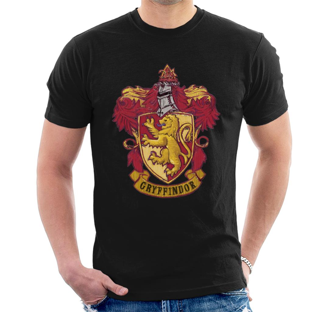 Harry Potter Gryffindor House Crest Men's T-Shirt-ALL + EVERY