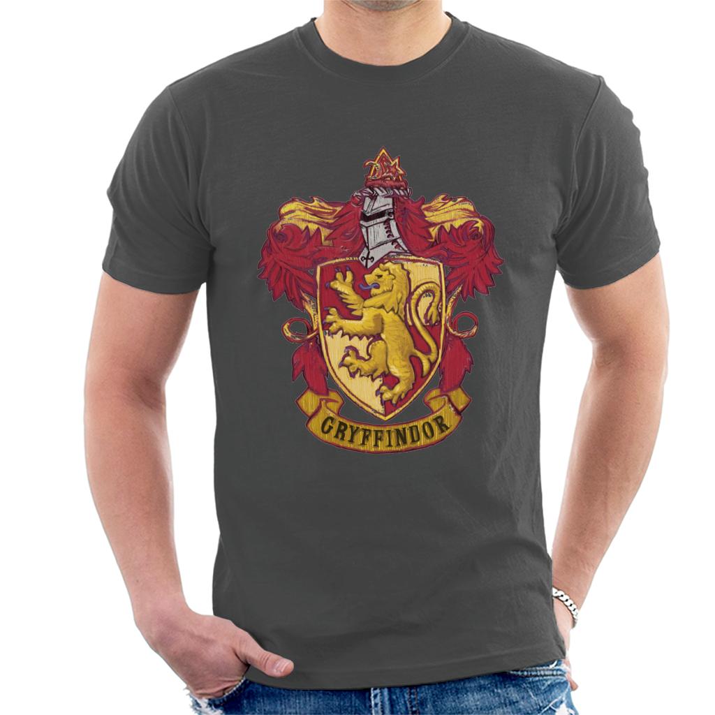 Harry Potter Gryffindor House Crest Men's T-Shirt-ALL + EVERY