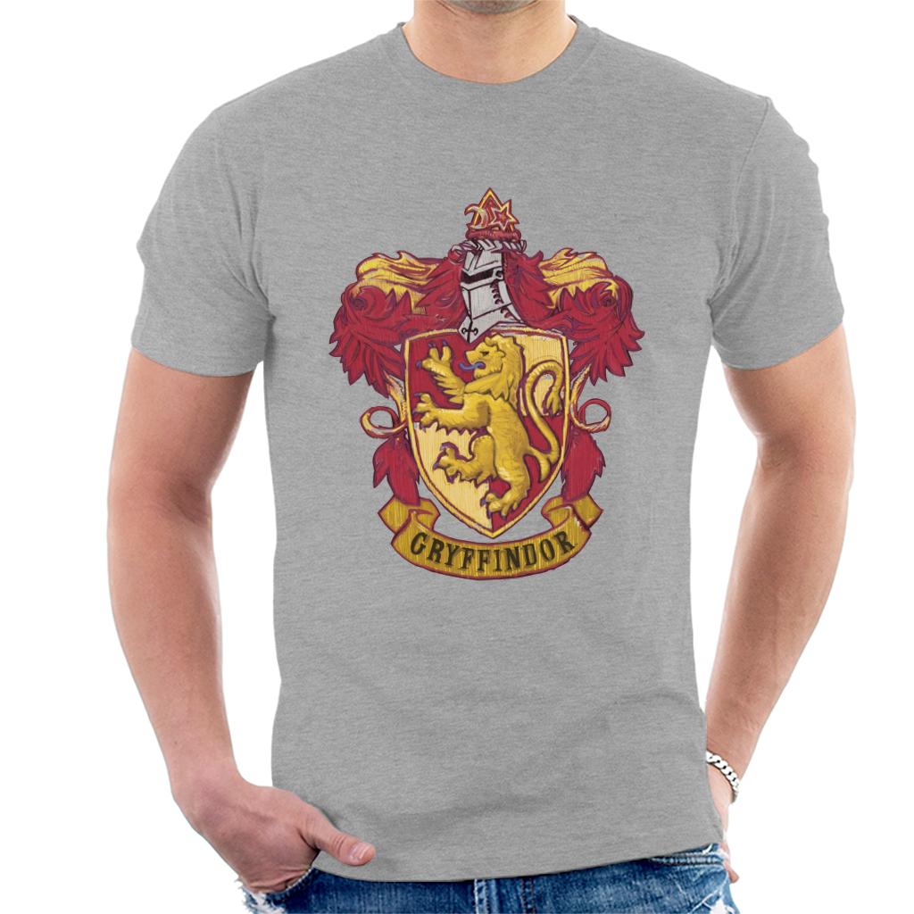 Harry Potter Gryffindor House Crest Men's T-Shirt-ALL + EVERY