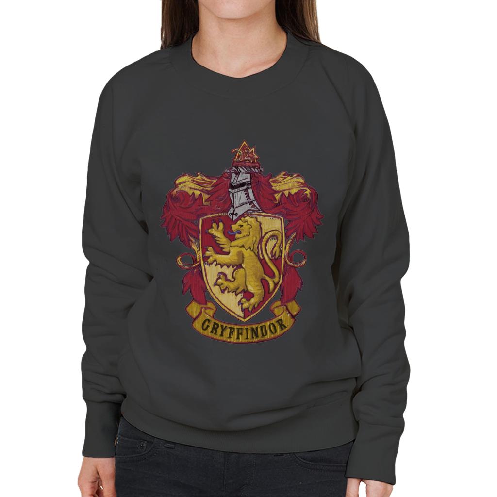 Harry Potter Gryffindor House Crest Women's Sweatshirt-ALL + EVERY